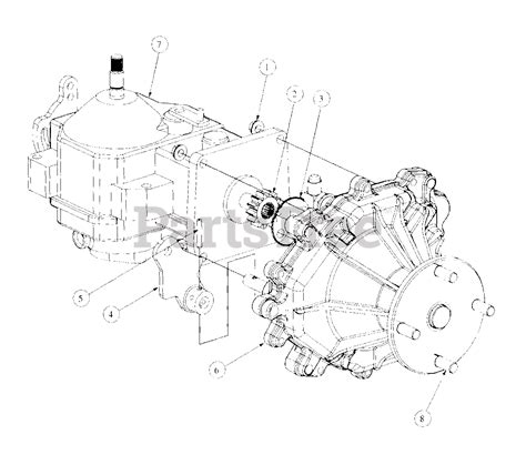 Cub Cadet 3660 53ab5b8j100 Cub Cadet 60 Zero Turn Mower Assembly Pump Right Hand Parts