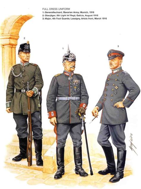 German uniforms WWI. Military Drawings, Military Artwork, English Army ...