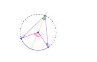 RELAZIONE TRA ANGOLI AL CENTRO ED ANGOLI ALLA CIRCONFERENZA GeoGebra