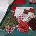 Christmas Poinsettias Appliqued Quilted Wall Hanging And Table Topper