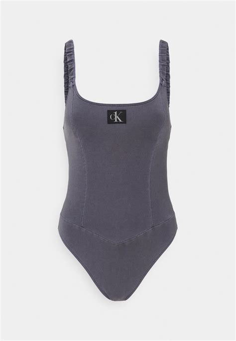 Calvin Klein Swimwear Authentic One Piece Bañador Blue Azul