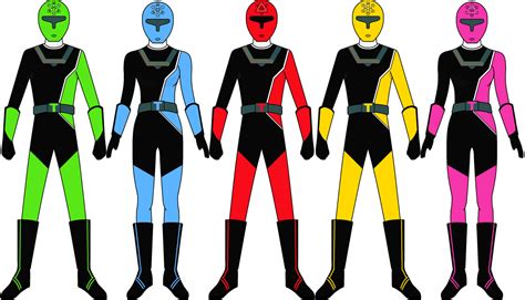 [request] Power Rangers Techelement Force By Volt Gokai On Deviantart