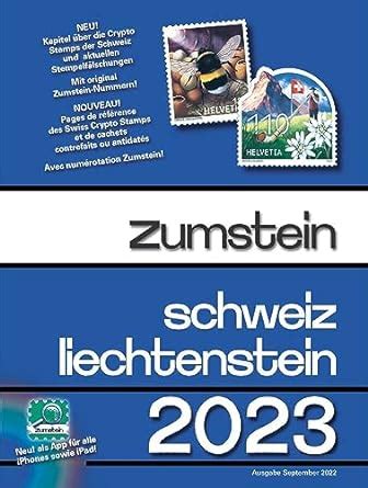 Zumstein Schweiz Liechtenstein Briefmarken Katalog Zumstein