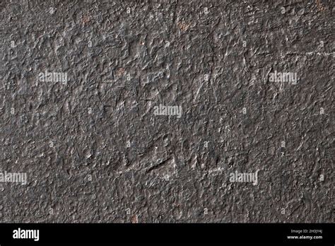 Background With The Rough Blued Steel Metal Texture Macro Stock Photo
