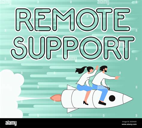 Sign Displaying Remote Support Concept Meaning Help Endusers To Solve