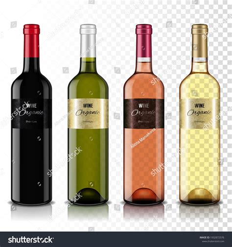 Wine Bottle Template Vector