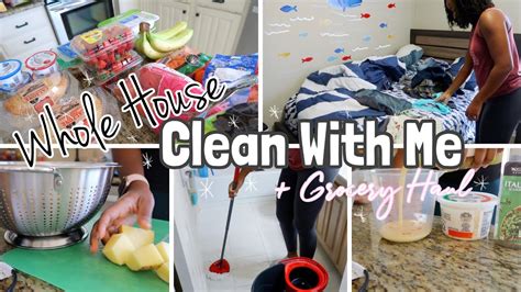 New All Day Whole House Clean With Me Cleaning Motivation Youtube