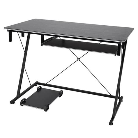 HURRISE Bureau d ordinateur portable en forme de Z Table d extrémité de