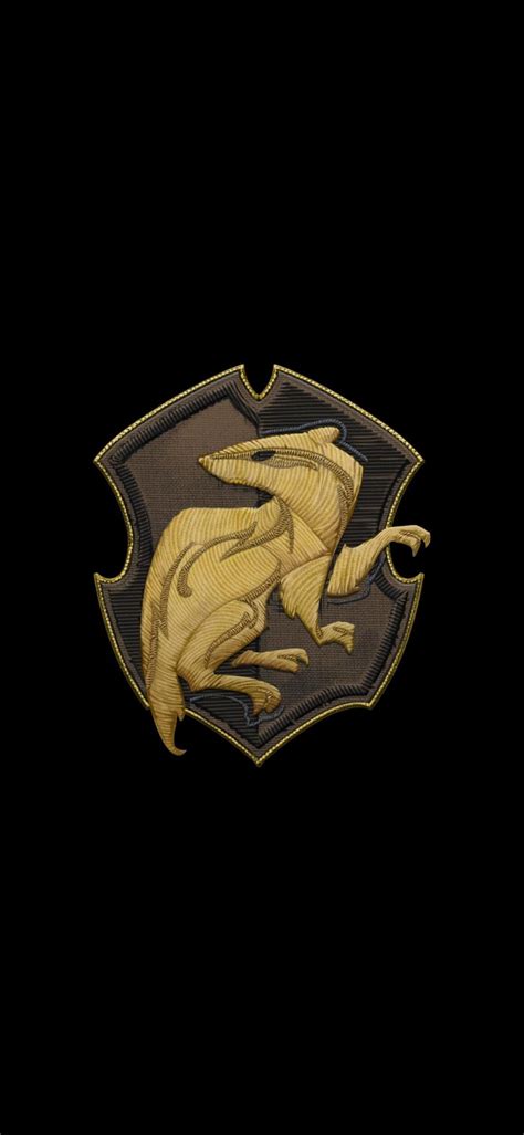 Hogwarts Crest Wallpaper Hufflepuff