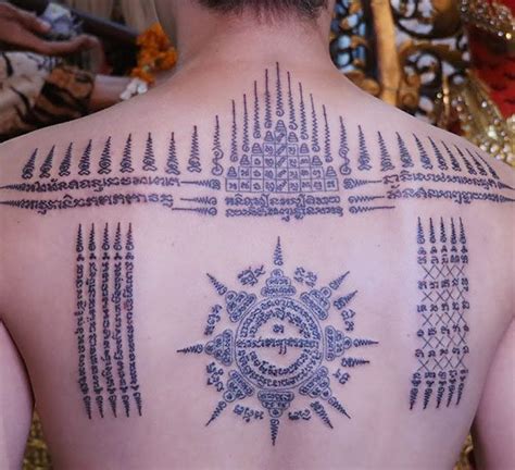 Thai Tattoo Meanings And Sak Yant Designs Amazing Part