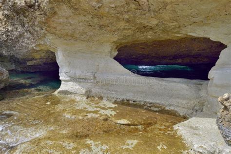 Sea Cave Of Cape Greco National Park In Cyprus Stock Photo Image Of