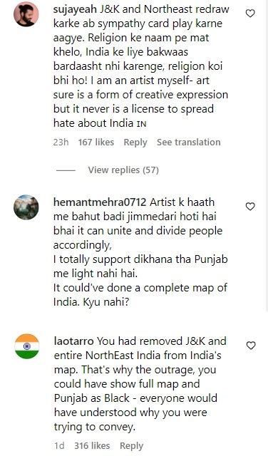 Amid Khalistani Row Artist Explains The Meaning Of India S Map Shared