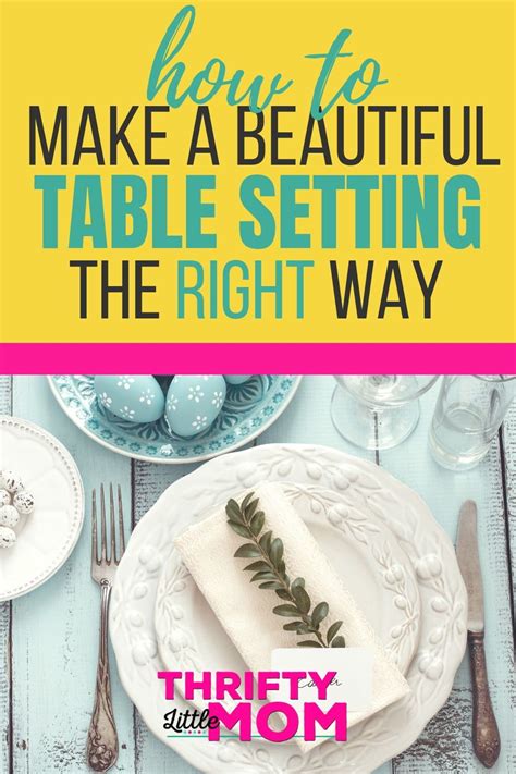 How To Create A Basic Table Setting The Right Way For A Dinner Party