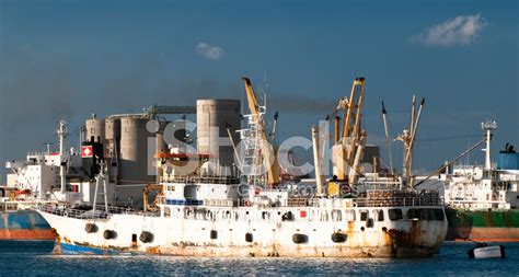 Boat Loading Stock Photo Royalty Free Freeimages