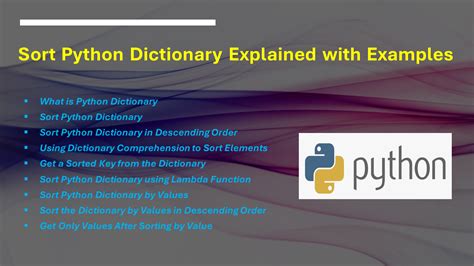 Sort Python Dictionary Explained With Examples Spark By {examples}