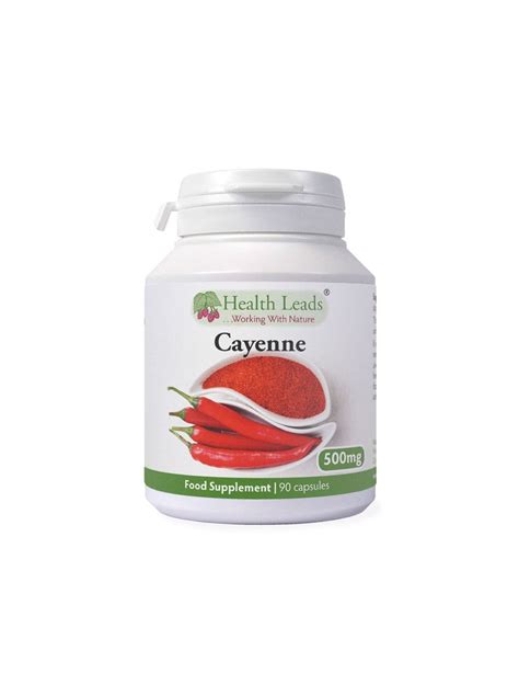 Cayenne Pepper Capsicum Capsicum Annuum Chili Pepper Health Leads Uk