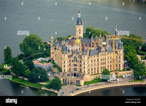 Castle Schwerin Castle Garden Lake Burgsee Lake Schweriner See