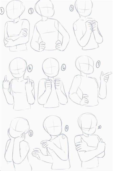 Casual Anime Poses Female
