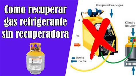 Como Recuperar Gas Refrigerante Sin Recuperadora YouTube