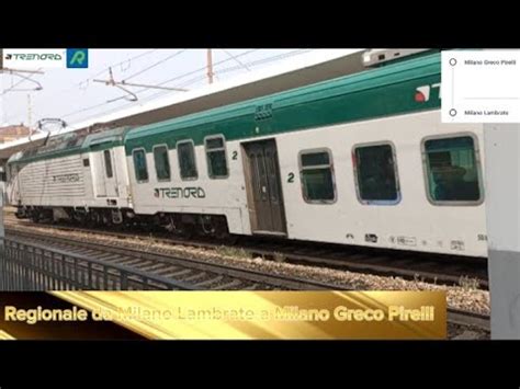 Treni Alla Stazione Di Milano Lambrate E Viaggio Da Milano Lambrate A