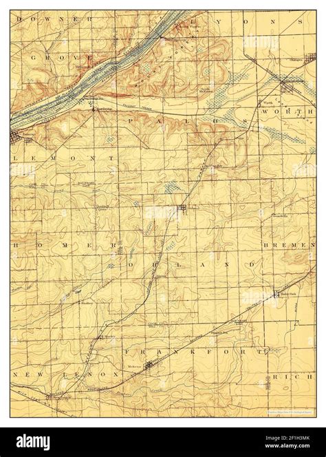 Map Of Des Plaines Hi Res Stock Photography And Images Alamy