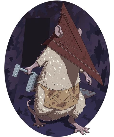 Wootusart — Pyramid Head Rat Commission