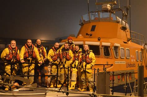 Rosslare Rnli Crews Who Saved Lives During Storm Ophelia Receive Medals