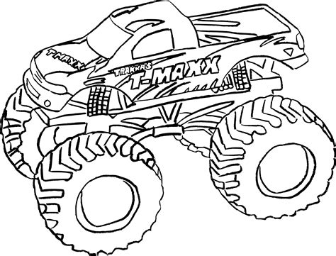 Coloriage Monster Truck Et Dessin à Imprimer