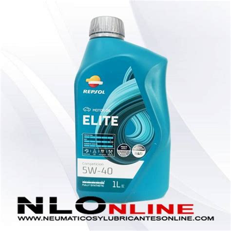 Repsol Elite Competición 5W40 1L - 10,85 € - Neumáticos y Lubricantes ...