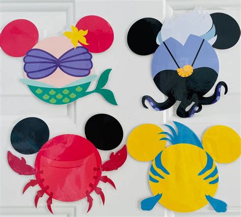 Cruise Door Magnet Disney Inspired Magnet Set Mermaid Gift Etsy