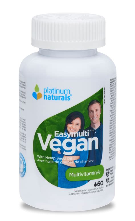 Platinum Naturals Easymulti Vegan, 60 Capsules | BuyWell.com - Canada's online vitamin, beauty ...