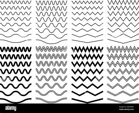 Wave Wavy Divider Stock Vector Images Alamy