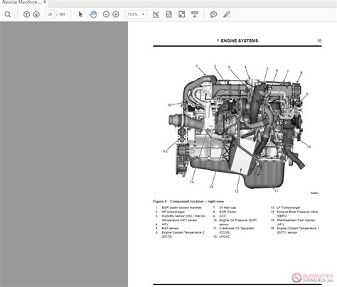 Navistar Maxxforce 11 13 EPA10 Engine Diagnostic Manual Auto Repair