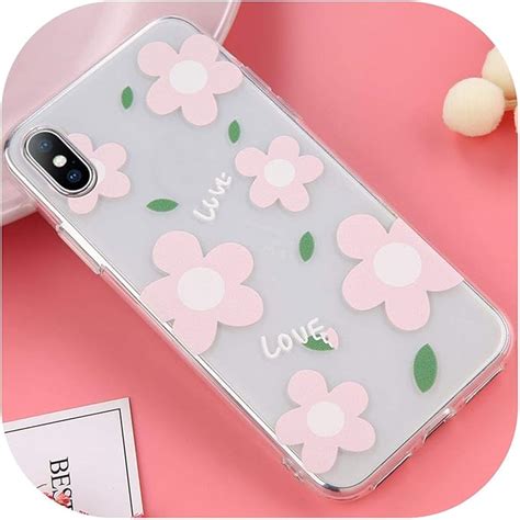 Fundas para iPhone 11 Pro X Xs Max Xr 6 6S 7 8 Plus diseño floral