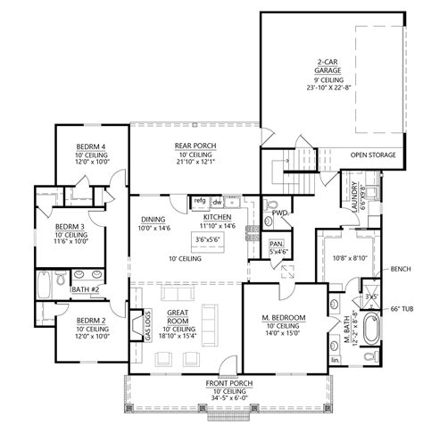 One Story House Plans & Floor Plans