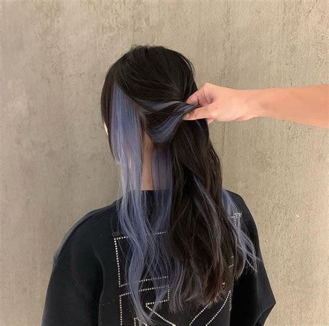 Underneath Hair Color Blue Warehouse Of Ideas