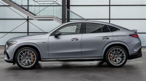 2023 Mercedes AMG GLC 63 S Coupe E Performance Hintergrundbilder Und