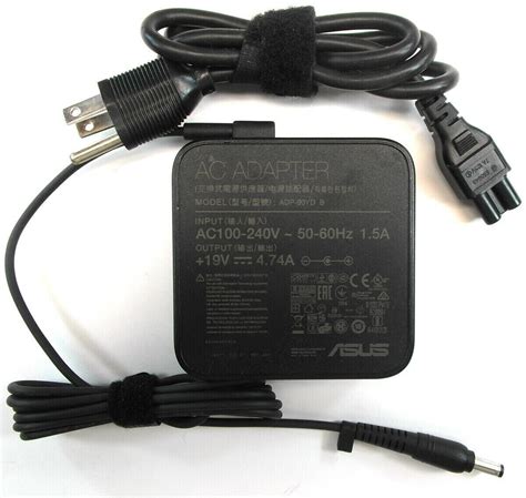 Used Asus Laptop Charger Ac Power Adapter Adp 90yd B 19v 4 74a 90w 5 5 2 5mm Tip Ubb Threads