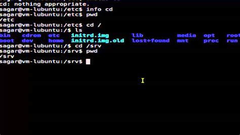 Cd Command In Ubuntu Youtube