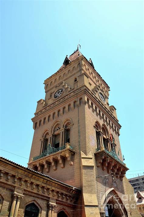 Empress Market Clock Tower In Saddar Karachi Pakistan Photograph By