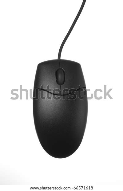 Black Computer Mouse Cable On White Stock Photo 66571618 Shutterstock