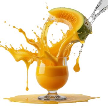 Mango Juice Splash Mango Juice Splash PNG Transparent Image And