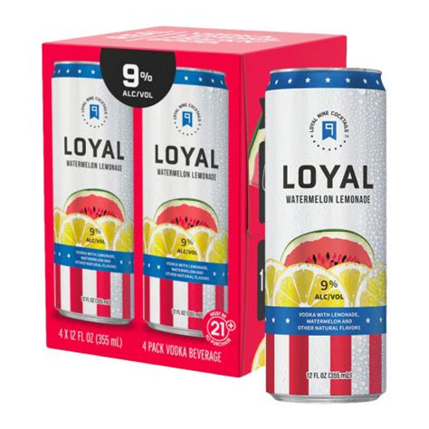 Loyal Nine Watermelon Lemonade Cocktail 4 Pack Buy Now Caskers