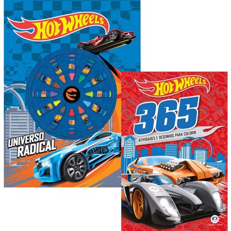 Livros Giz De Cera Hot Wheels Universo Radical Hot Wheels Atividades E Desenhos