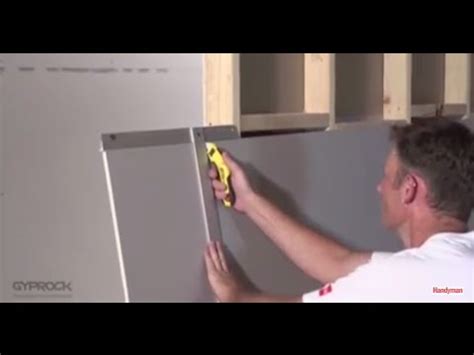 How To Install Gyprock Plasterboard Part 2 Measuring And Cutting YouTube