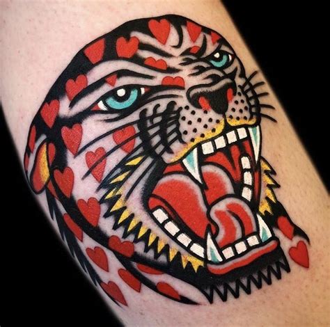 Love Leopard Leopard Tattoos Traditional Style Tattoo Traditional Tattoo Sleeve