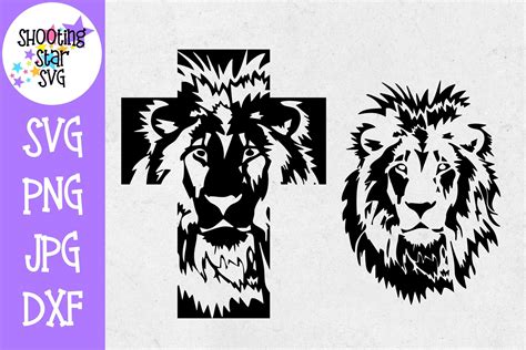 Lion Of Judah Religious Svgs 261353 Cut Files Design Bundles