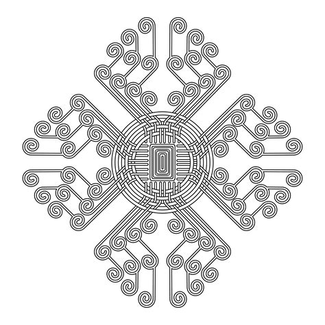 Indian mandala pattern 678003 Vector Art at Vecteezy