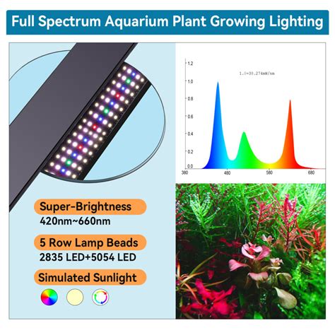 Hygger Full Spectrum Aquarium Light With Auto On Off Timer For