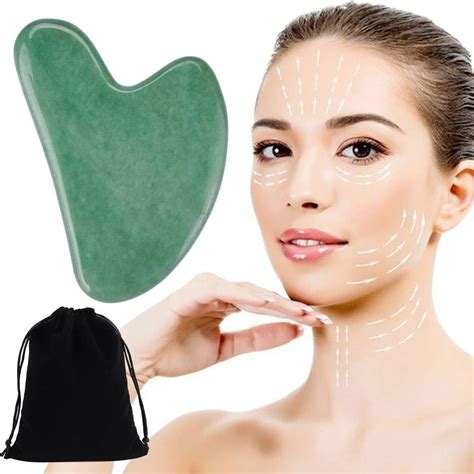 Gua Sha Visage Gua Sha Jade Outil De Massage Gua Sha Gua Sha En Quartz